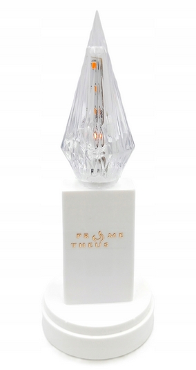 LED Náplň do Sviečok s Batériami Čierna 16 cm s Batriami Zdarma